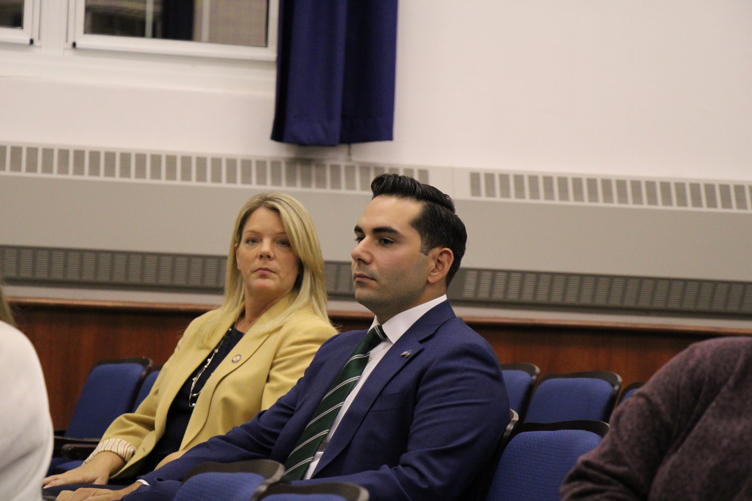 State Senator Alexis Weik (R-3rd District) and State Assemblyman Jarett Gandalfo (R-7th District) were in attendance for the tri-civic association Meet the Candidates Night.
